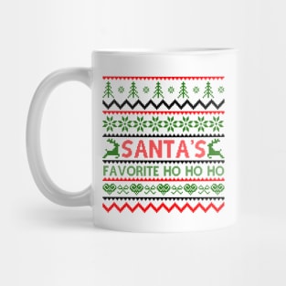 Santas favorite ho ho ho Mug